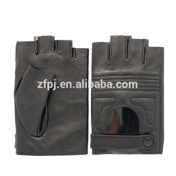 sheep snap closure hollow back short gloves